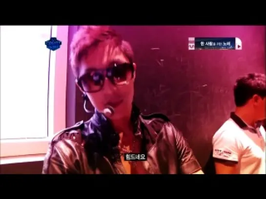 20110616 Kim Hyun Joong - Back Stage @ Mnet Countdown