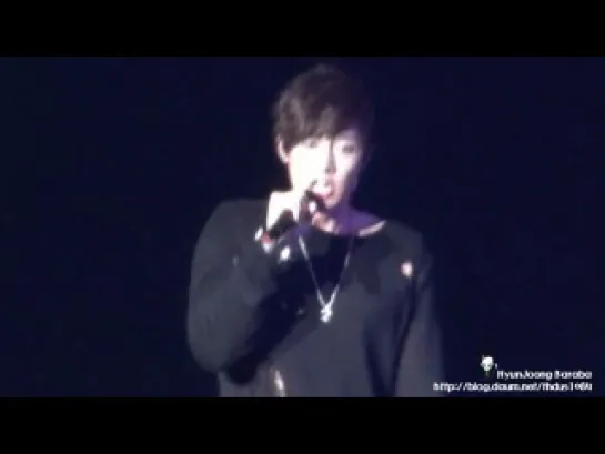 20130109 Kim Hyun Joong - Please 제발 @ 'UNLIMITED' 2013 Japan Tour in SANTAMA