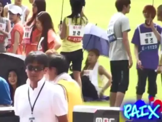 [Cam] 110827 T-ara Hwayoung @ Idol Star Athletics Championships [20]