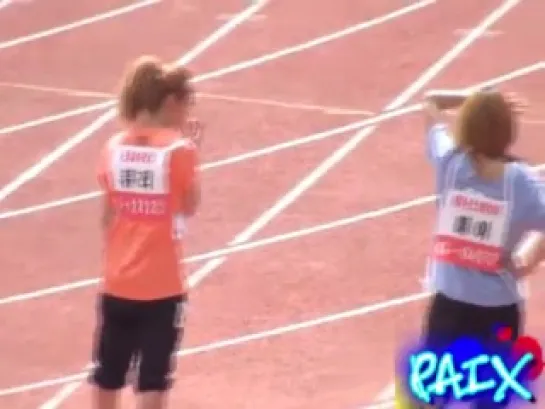 [Cam] 110827 T-ara Qri - Running @ Idol Star Athletics Championships [16]