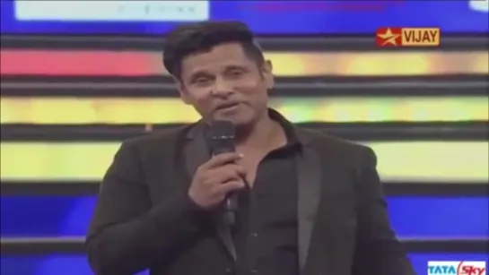 Chiyaan Vikram at 63rd Britannia Filmfare Awards South India (2016)