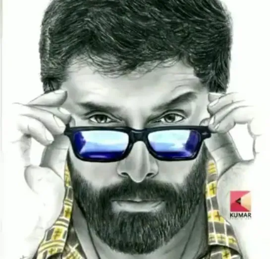 ★ЧИЙЯН ВИКРАМ  CHIYAAN VIKRAM★  Fan-art Sketch