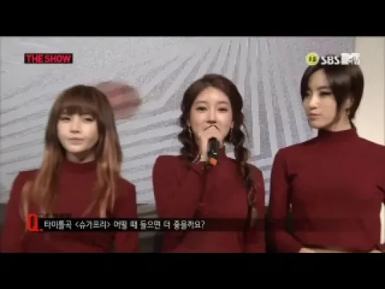 [BACKSTAGE] 140916 T-ara Interview @ MTV The Show