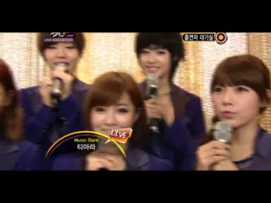 111118 T-ara - Back Stage @ Music Bank