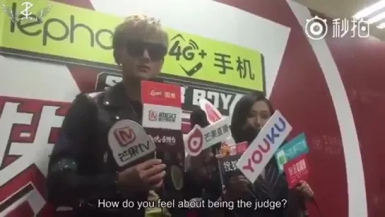 [VIDEO] 170825 Tao @ NetEase interview [eng sub] / Super Boy cut: About rapping and being the judge