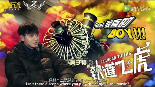 [VIDEO] 161219 Tao Cut @ "Railroad Tigers" BTS | ENG SUB