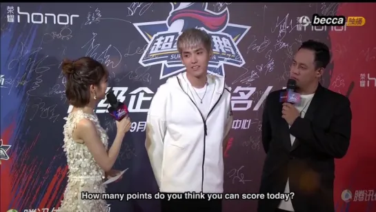 [VIDEO] 160910 Wu Yifan @ Tencent All Star Basketball Game (Red Carpet) | ENG SUB