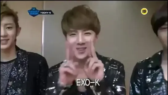 [VIDEO] 120614 Kiss from EXO-K @ M!Countdown