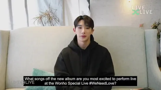 [YT][210323] WONHO messages @ Music Lives ON