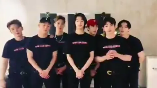 [VK][190714] MONSTA X Greetings message @ FINGER HEART FESTIVAL in Mannheim