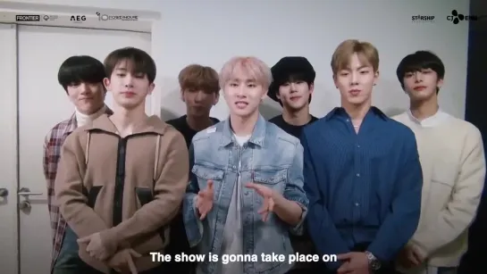 [VK][190321] MONSTA X Greetings message (Sydney, Melbourne) @ The 3rd World Tour: We Are Here in Australia