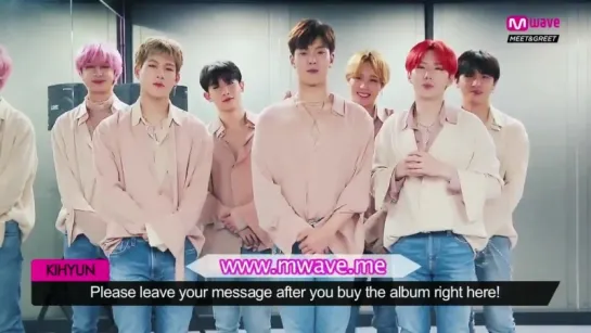 [VK][180425] MONSTA X invitated message @ MEET&GREET