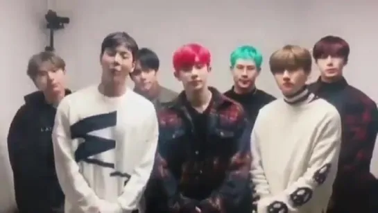 [VK][180119] MONSTA X message @ K-POP KNIGHT