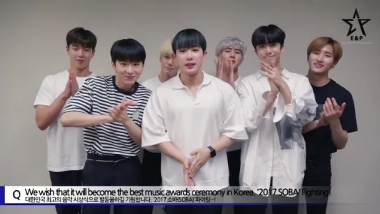 [VK][170904] MONSTA X`s celebration and encourage vote video @ Soribada Awards