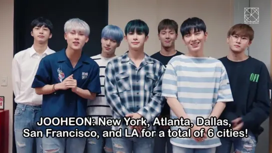 [VK][170711] Monsta X - GREETINGS TO U.S. FANS!