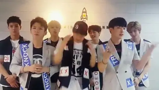 [VK] [14.06.15] Сообщение Monsta X фанатам на месяц со дня дебюта