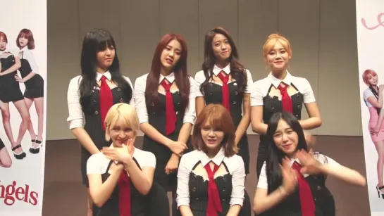 AOA message  for 1st Concert in Japan「ANGLES WORLD 2015」