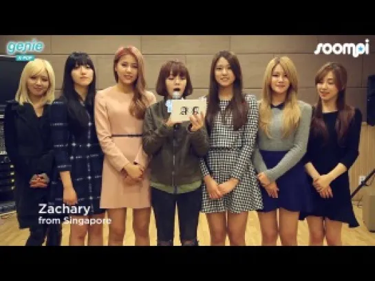 131211 [Exclusive] AOA Announces Winners of genie K-Pop Contest + Interview!