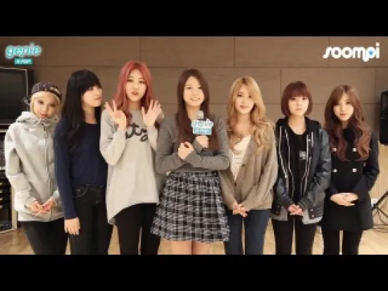 131124 AOA Shout-Out Contest Announcement with genie K-POP