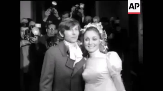 News coverage of Sharon Tate's and Roman Polanski's wedding