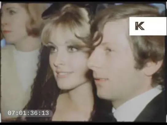 1966 "Cul-de-Sac" Premiere, Roman Polanski and Sharon Tate