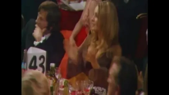 Sharon Tate & Roman Polanski at 1968 Golden Globe Awards