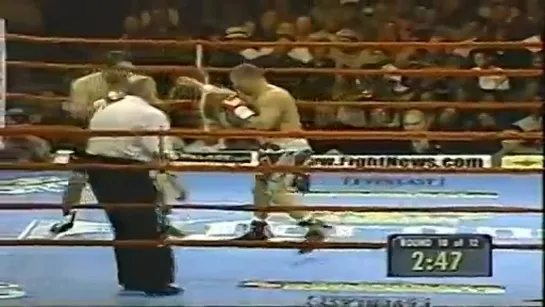 2001-07-14 Roberto Duran vs Hector «Macho» Camacho II (NBA Super Middleweight Title)