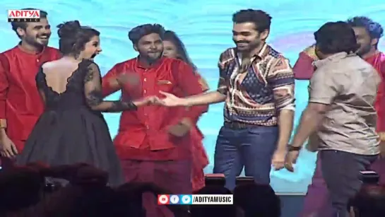 Ram, Anupama, DSP Dance Performance @ Hello Guru Prema Kosame Pre Release Event