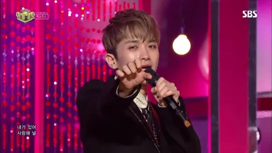 SECHSKIES (젝스키스) - HEARTBREAK (연정) (SBS Inkigayo 2016.12.04)