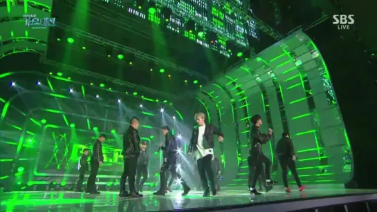 B.A.P - Young, Wild & Free @ 2015 SBS Gayo Daejun 151227