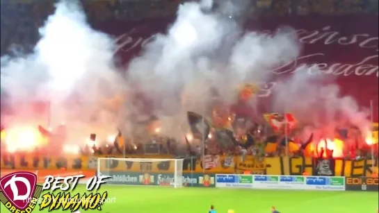 Top-10 Pyroshows Ultras Dynamo Dresden \ Десятка лучших пирошоу от «Динамо» Дрезден.