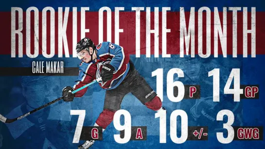 Hard to believe this guy’s a rookie. - - AllHailCale GoAvsGo