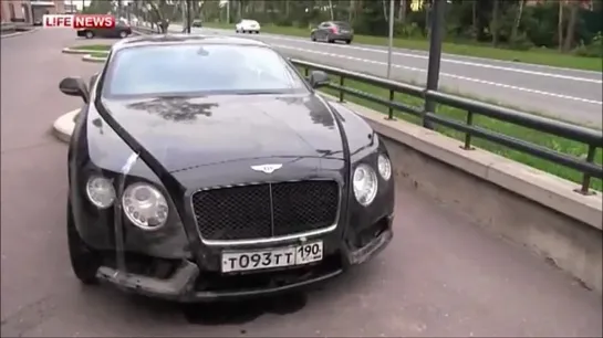 Жердев разбил Bentley, отмечая контракт с Левом