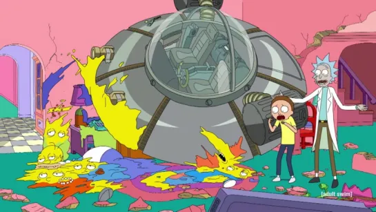 Simpsons Couch Gag - Rick and Morty - Adult Swim - smotrel-tv.ru