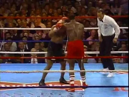 1989-02-25 Mike Tyson vs Frank Bruno (WBC, WBA & IBF Heavyweight Titles)