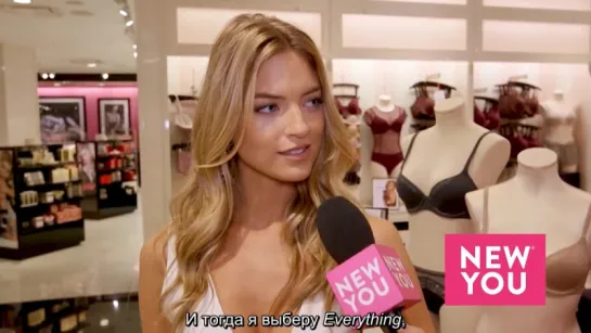 Martha Hunt at the Victorias Secret Body Line Release