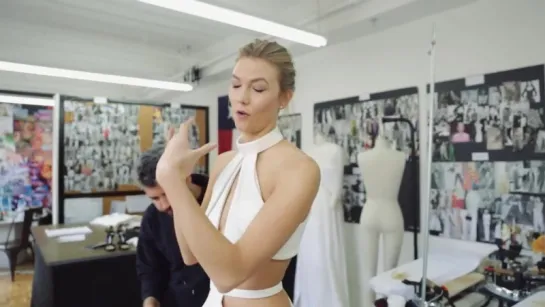 Making of a Met Gala Gown - Karlie Kloss_subs