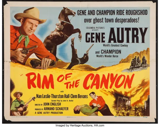 Rim of the Canyon (1949) -480p- Gene Autry, Champion, Nan Leslie, Thurston Hall