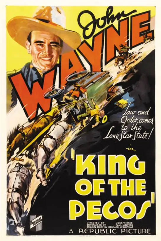 King of the Pecos (1936) John Wayne, Muriel Evans, Cy Kendall