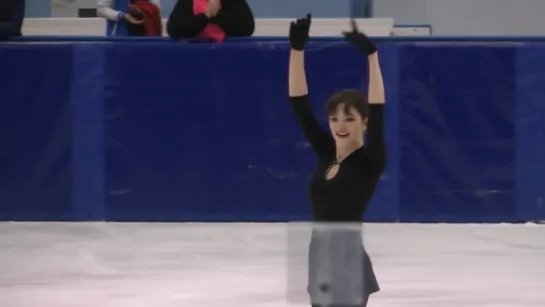 [08/09/2018] Open Skates: Evgenia Medvedeva — Short Program (Orange Colored Sky by Natalie Cole)