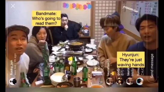 JG appears on producer Hyunjun’s Insta Live Eng sub by gunman @jg_gm_kdrama