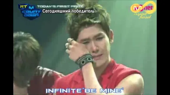 110901 MCOUNTDOWN Первая победа Infinite: закулисье [rus sub]