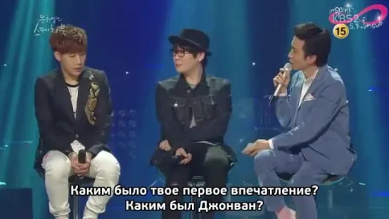 150516 Скетчбук Ю Хиёля: отрывок с Сонгю (Infinite) [rus sub]