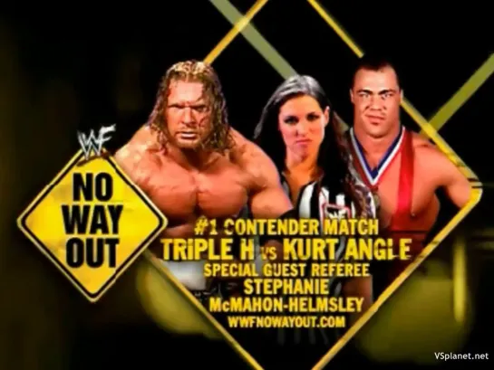 Kurt Angle vs Triple H, WWE No Way Out 2002