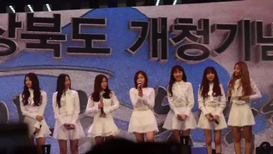 [160528] Lovelyz - Talk @ «Gyeongsang Inauguration Music Festival»