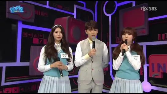 [160515] Mijoo, Kei (MC) @ Inkigayo