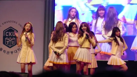 [160329] Lovelyz - Hi~ @ «Kwandong University»