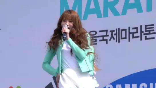 [160320] Mijoo - For You @ 2016 Seoul International Marathon