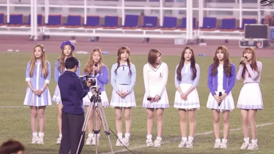 [160324] Lovelyz - Talk @ 2018 World Cup Asian Qualifiers