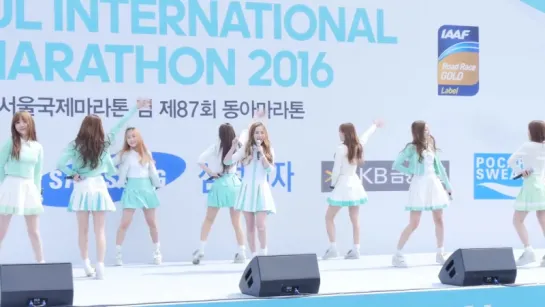 [160320] Lovelyz - For You @ 2016 Seoul International Marathon